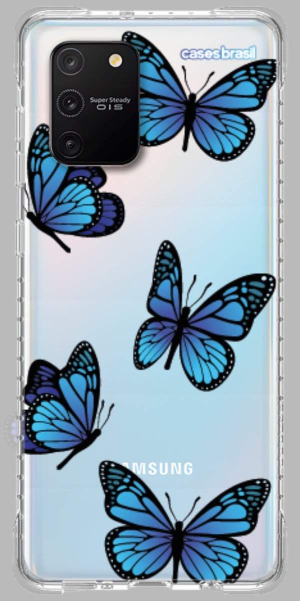 Capinha para Celular Borboletas Azuis