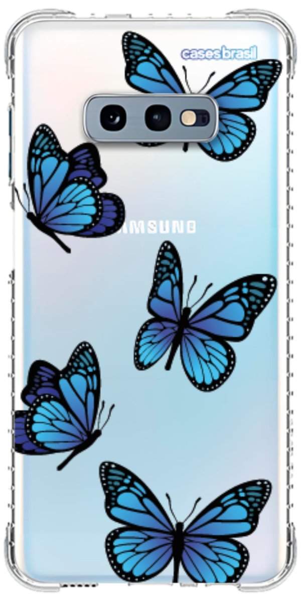 Capinha para Celular Borboletas Azuis