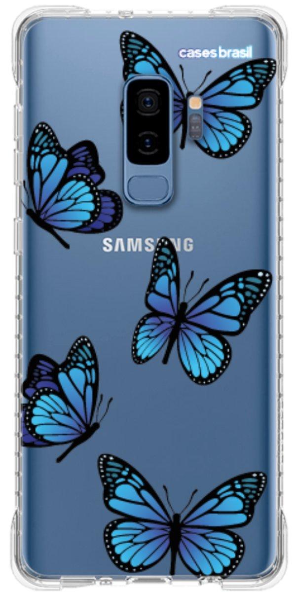 Capinha para Celular Borboletas Azuis