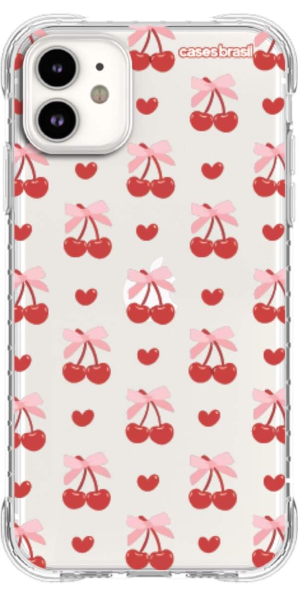 Capinha para Celular Laços e Cerejas