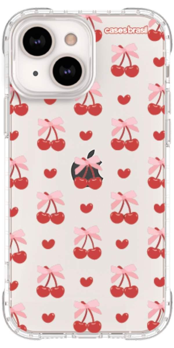 Capinha para Celular Laços e Cerejas