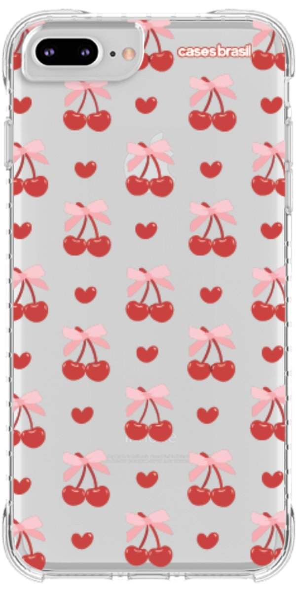 Capinha para Celular Laços e Cerejas