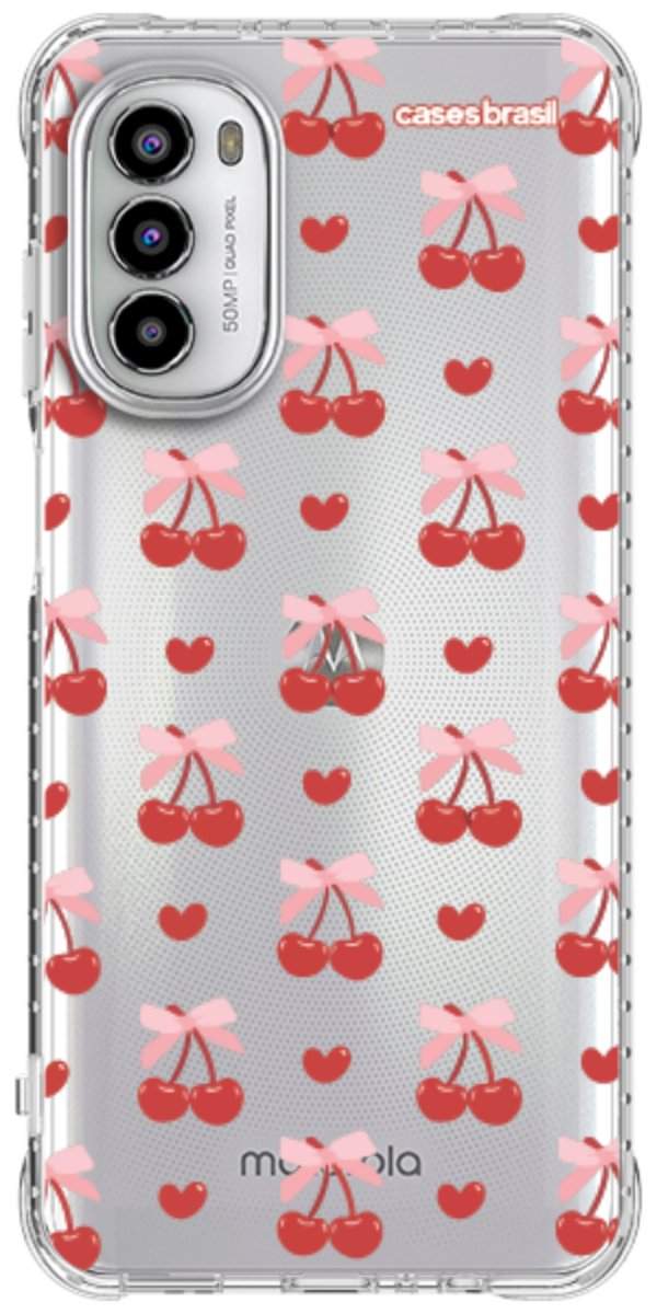 Capinha para Celular Laços e Cerejas