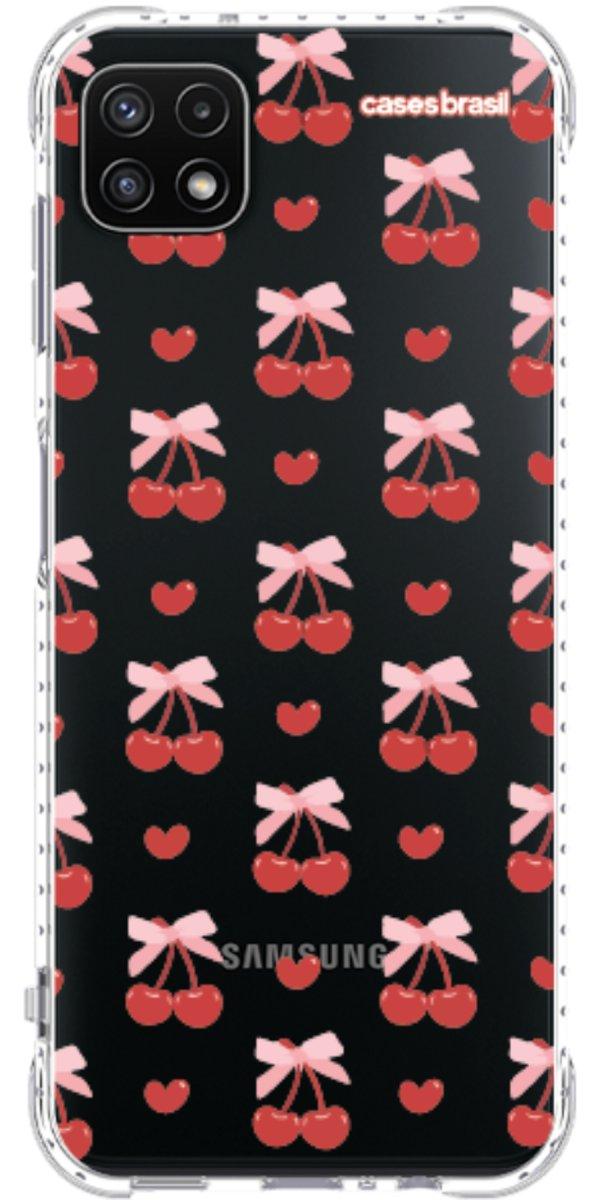 Capinha para Celular Laços e Cerejas
