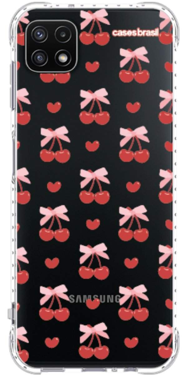 Capinha para Celular Laços e Cerejas