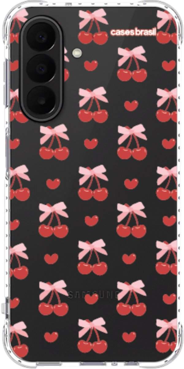 Capinha para Celular Laços e Cerejas