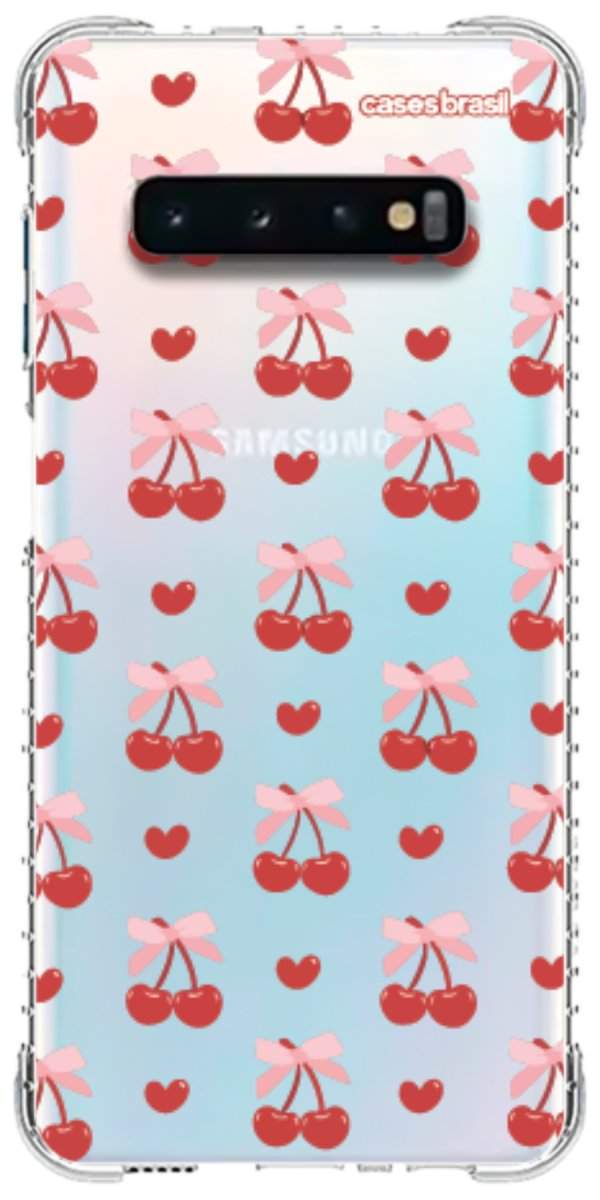 Capinha para Celular Laços e Cerejas