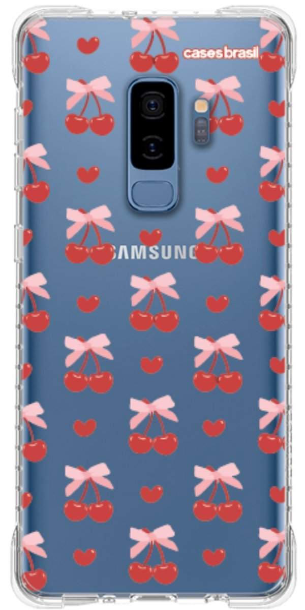 Capinha para Celular Laços e Cerejas