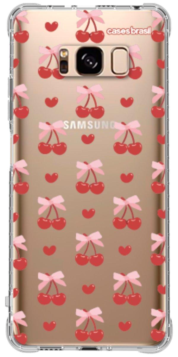 Capinha para Celular Laços e Cerejas