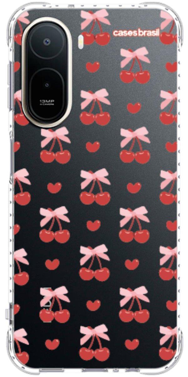Capinha para Celular Laços e Cerejas