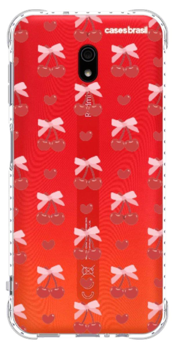 Capinha para Celular Laços e Cerejas