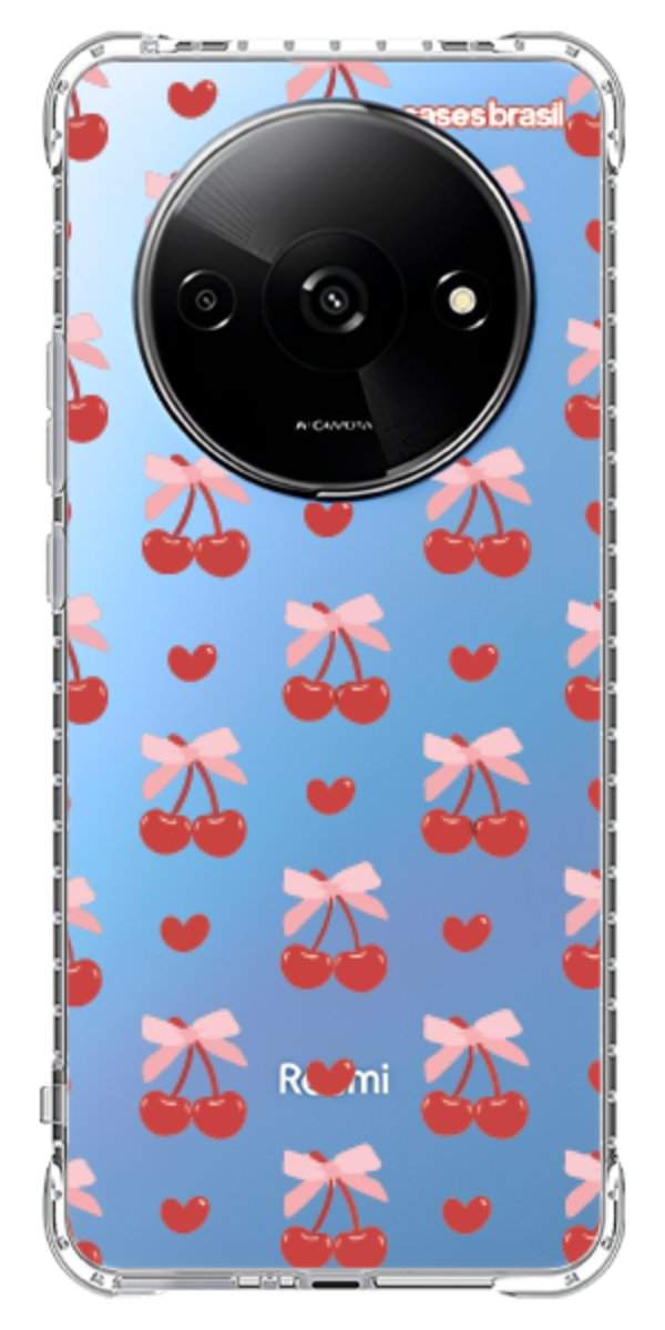 Capinha para Celular Laços e Cerejas