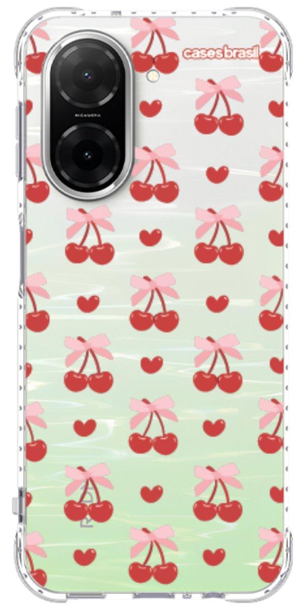 Capinha para Celular Laços e Cerejas