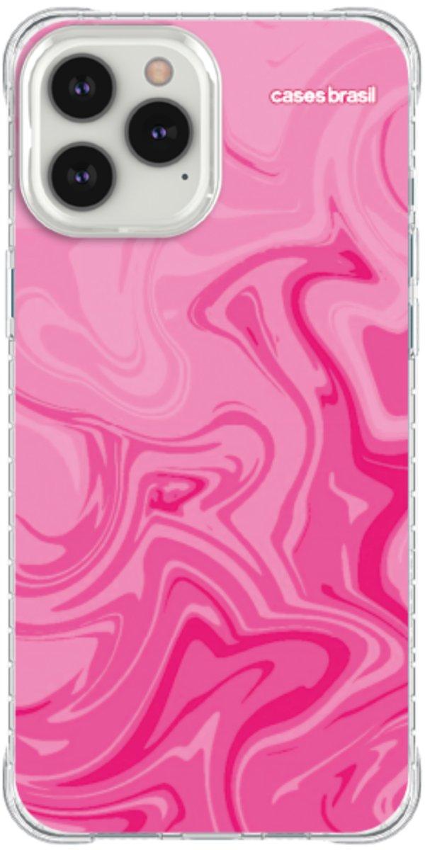 Capinha para Celular Mármore Líquido Pink