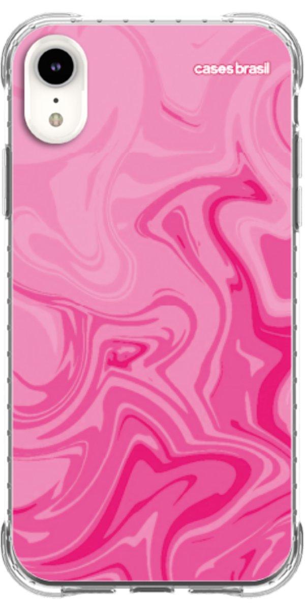 Capinha para Celular Mármore Líquido Pink