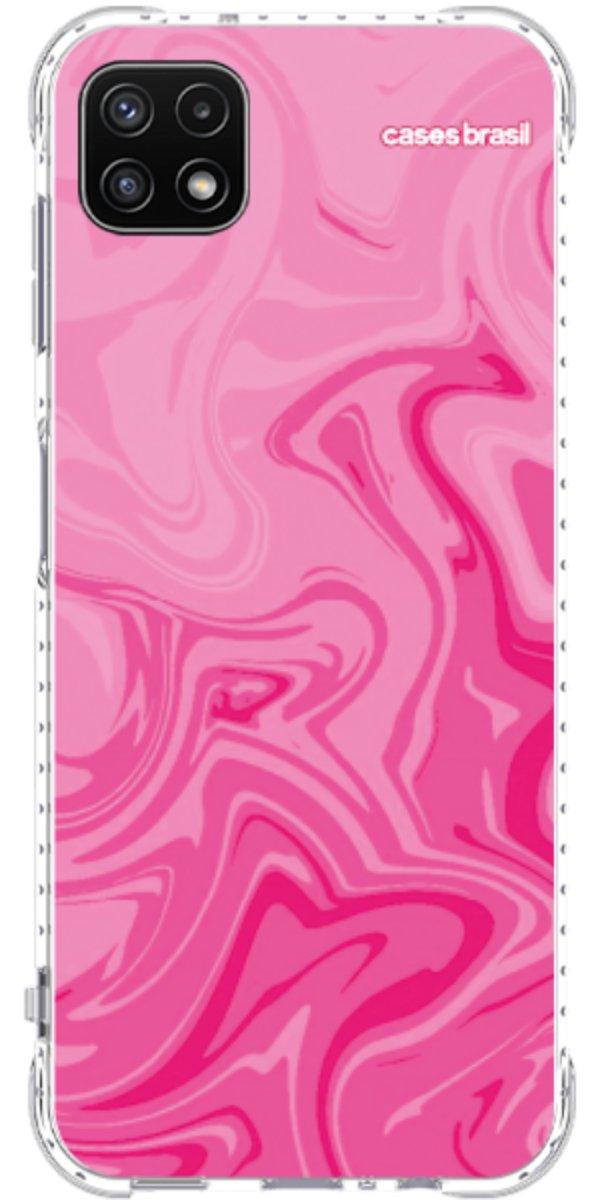 Capinha para Celular Mármore Líquido Pink