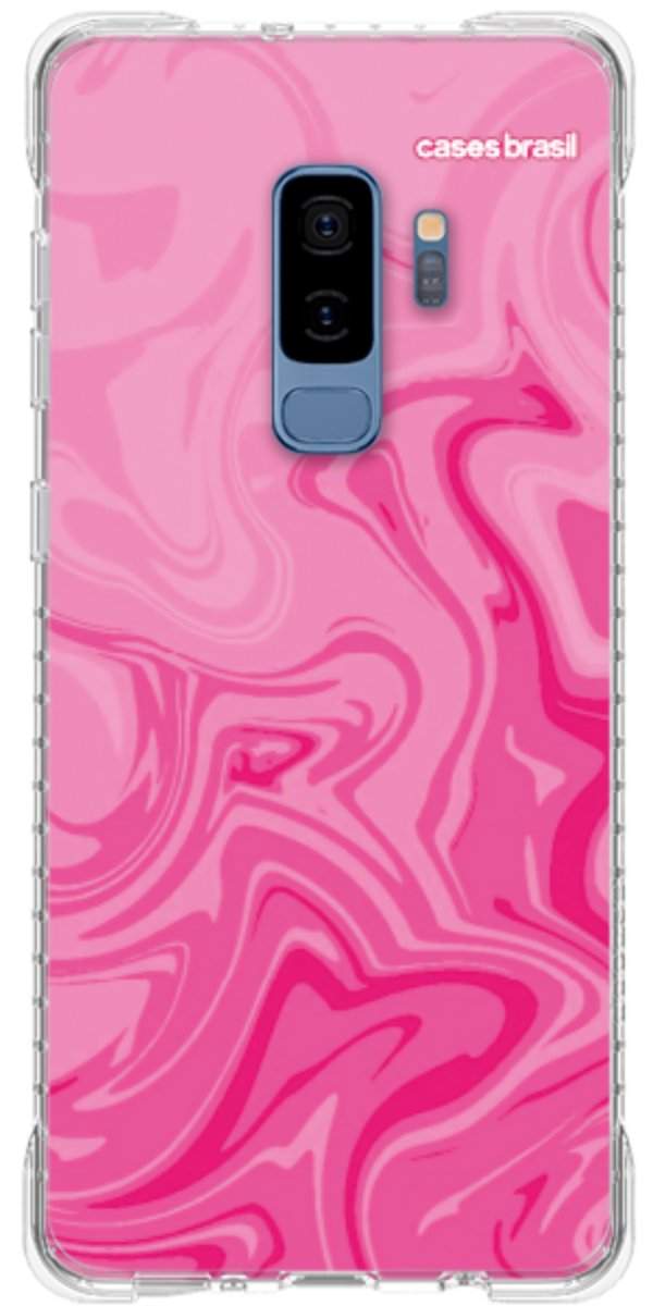 Capinha para Celular Mármore Líquido Pink