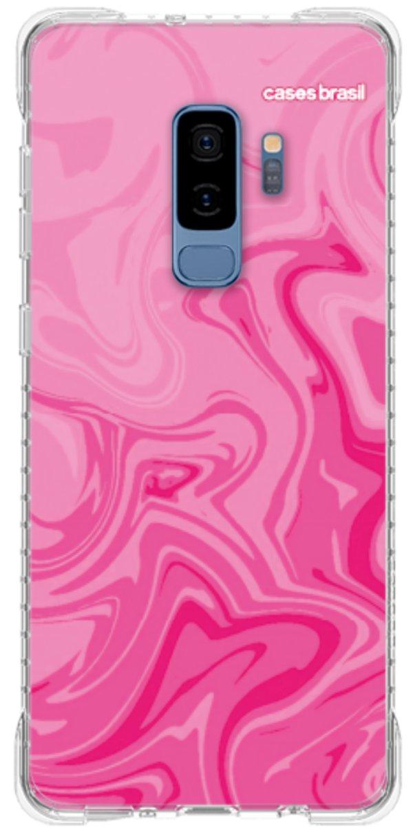 Capinha para Celular Mármore Líquido Pink