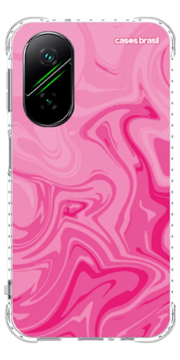 Capinha para Celular Mármore Líquido Pink