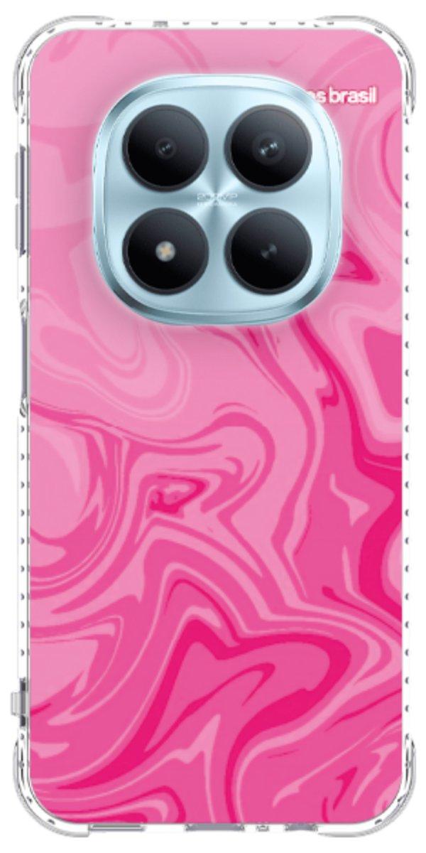 Capinha para Celular Mármore Líquido Pink