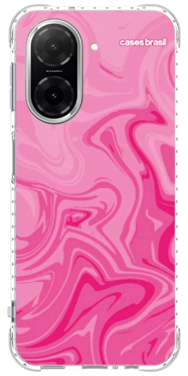 Capinha para Celular Mármore Líquido Pink
