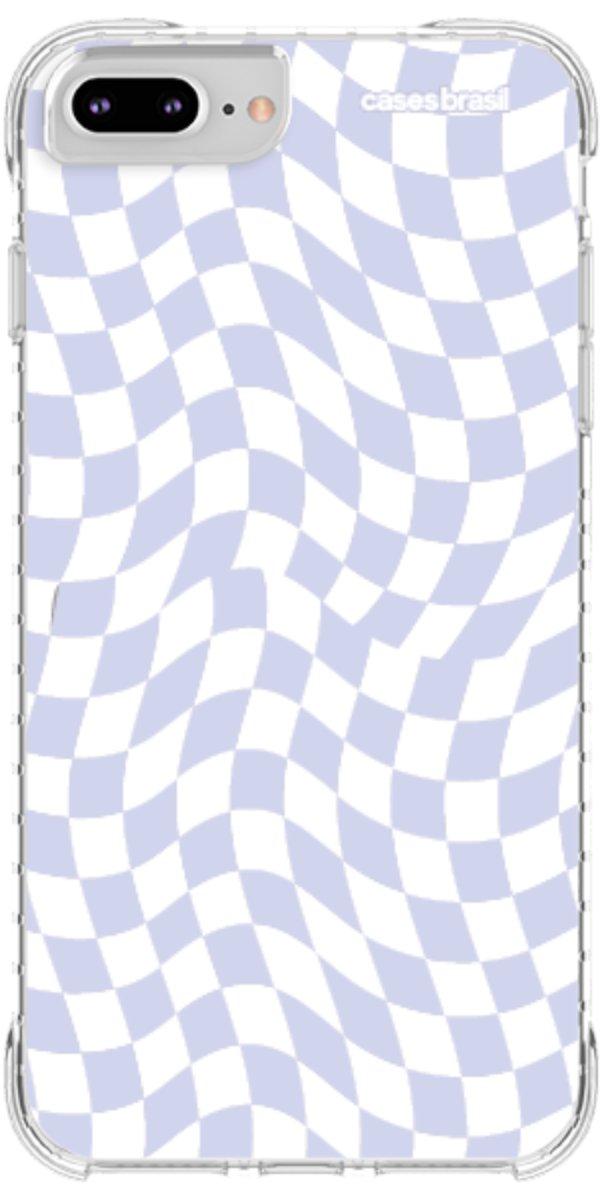 Capinha para Celular Xadrez Ondulado Lilás