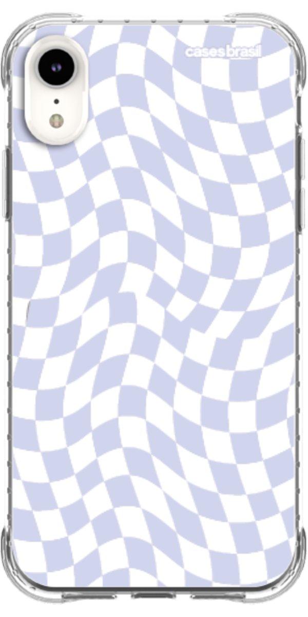 Capinha para Celular Xadrez Ondulado Lilás