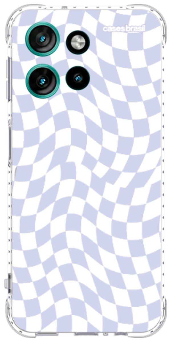 Capinha para Celular Xadrez Ondulado Lilás