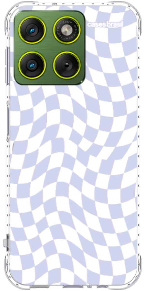 Capinha para Celular Xadrez Ondulado Lilás