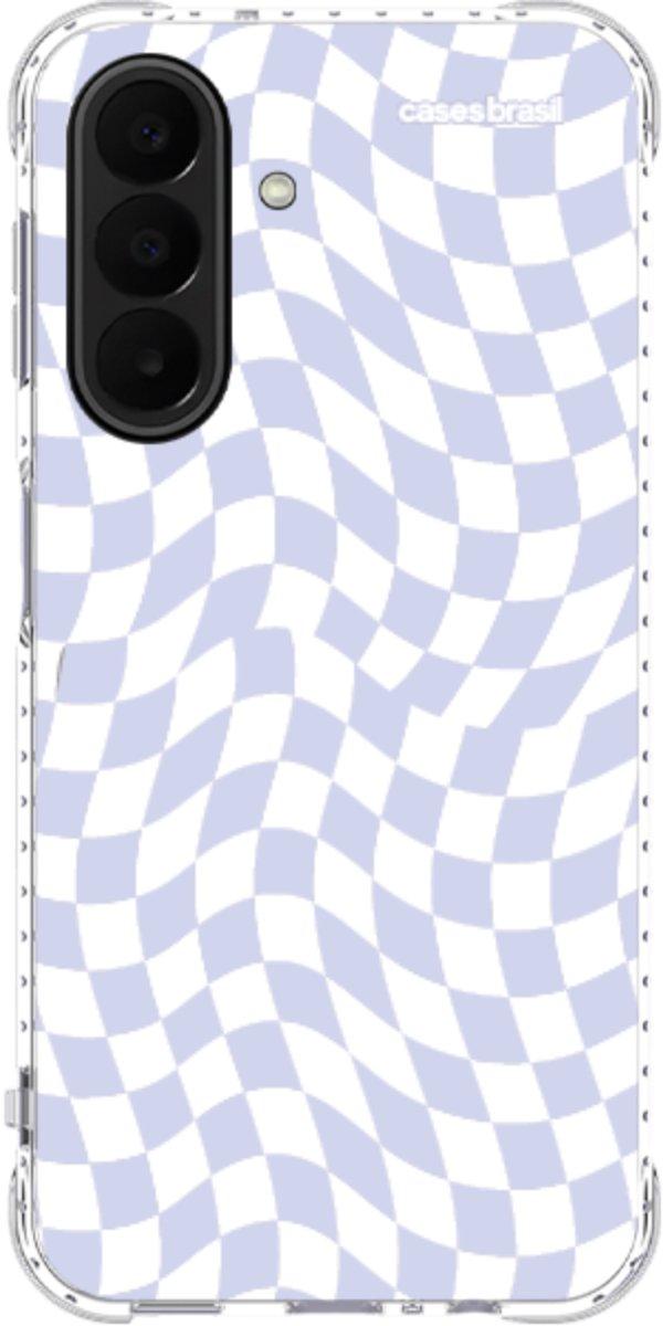 Capinha para Celular Xadrez Ondulado Lilás