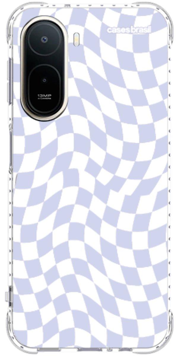 Capinha para Celular Xadrez Ondulado Lilás