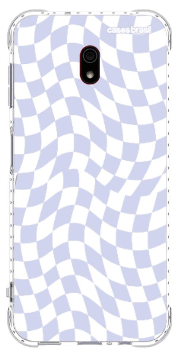 Capinha para Celular Xadrez Ondulado Lilás