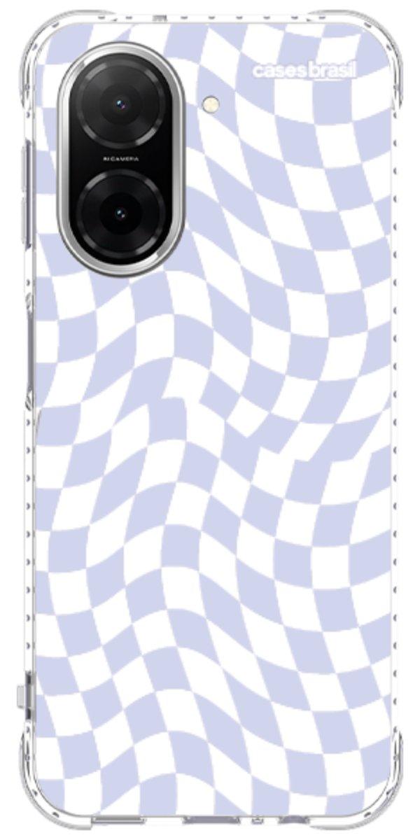 Capinha para Celular Xadrez Ondulado Lilás